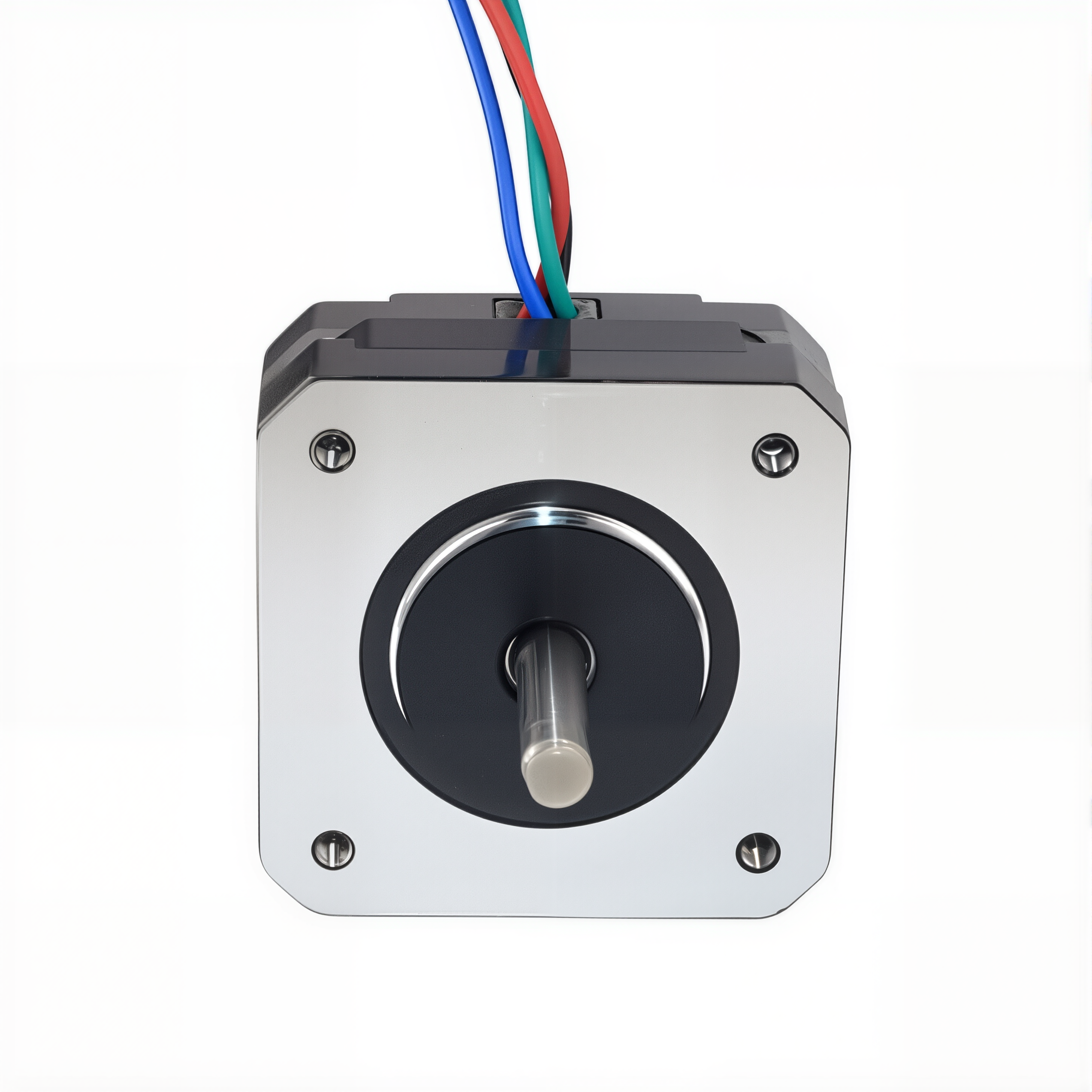 17 Single Shaft Bipolar Stepper Motor,1.8°Step,13N·cm Torque,1A Current,20mm Body,4-Wire