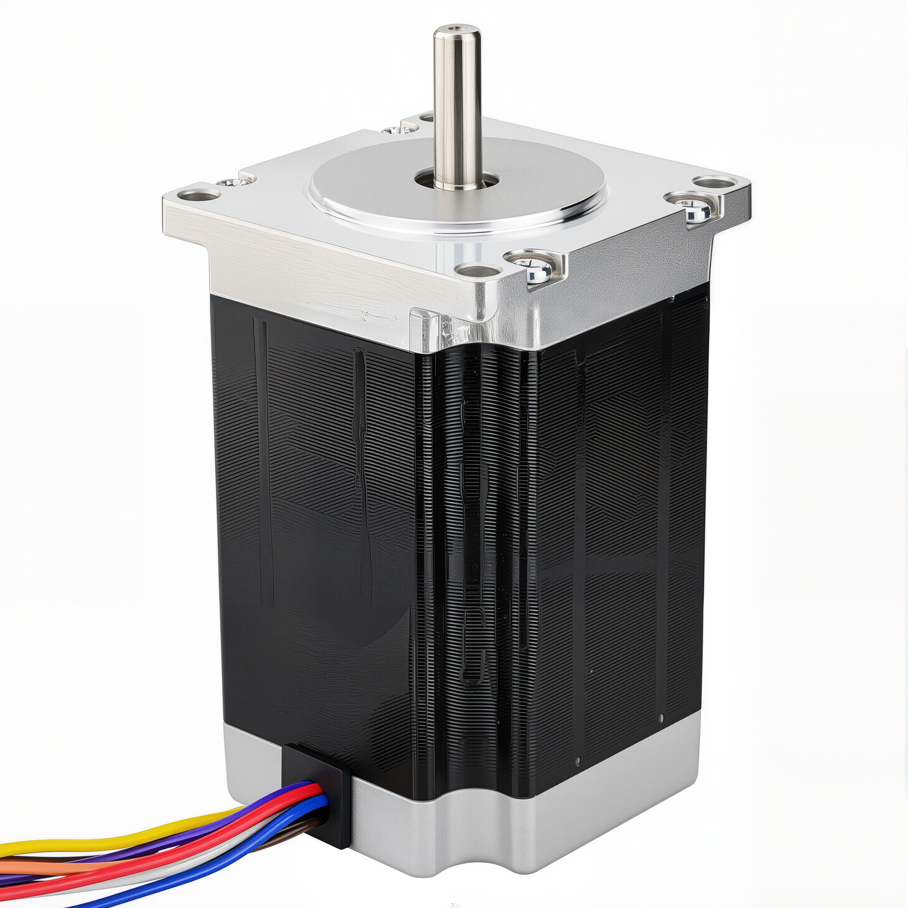 23 Single Shaft Bipolar/Unipolar Stepper Motor,1.8°Step,283N·cm Torque,5.66A Current,84mm Body,8-Wire