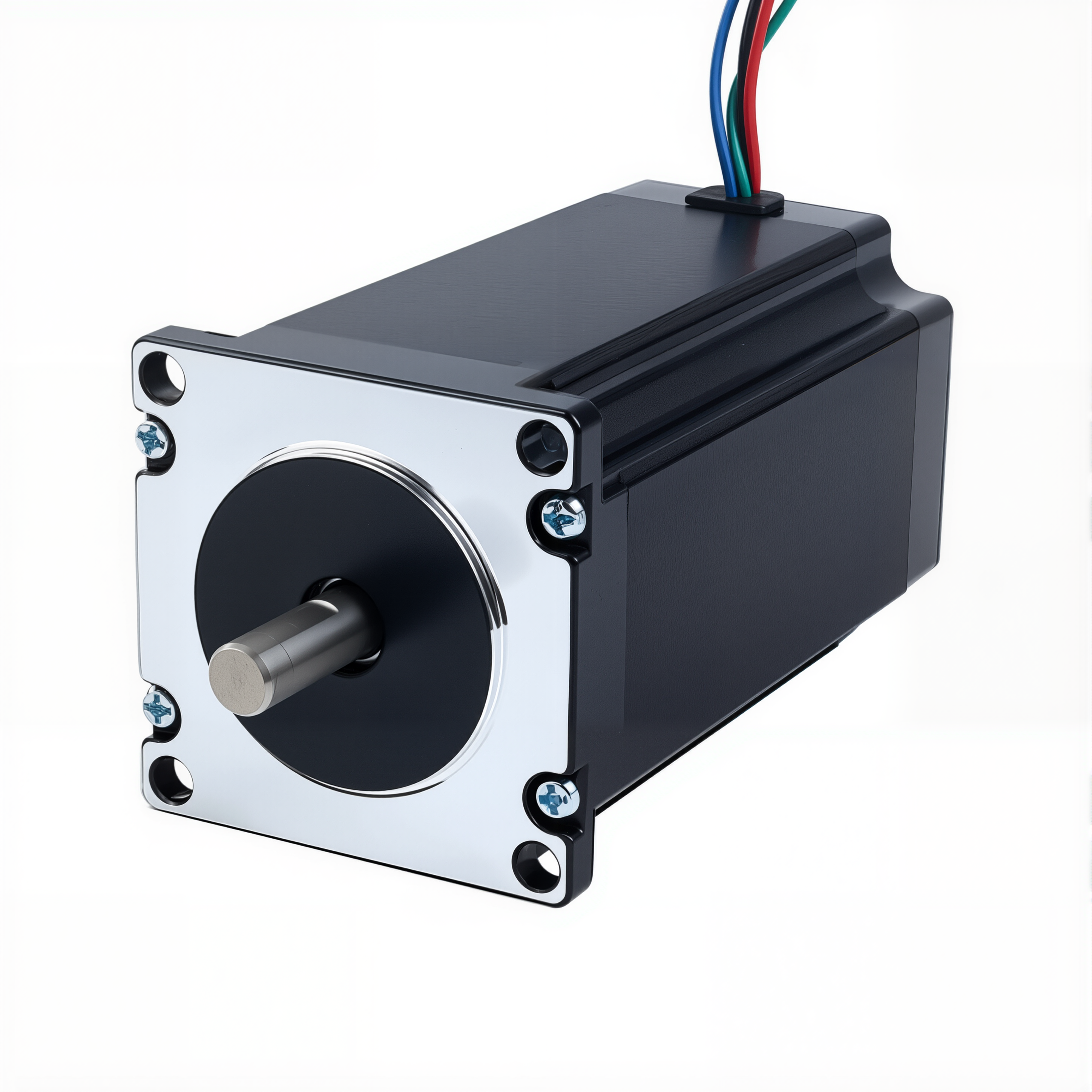 23 Single Shaft Bipolar Stepper Motor,1.8°Step,300N·cm Torque,5A Current,100mm Body,4-Wire 23 Single Shaft Bipolar Stepper Motor,1.8°Step,300N·cm Torque,5A Current,100mm Body,4-Wire