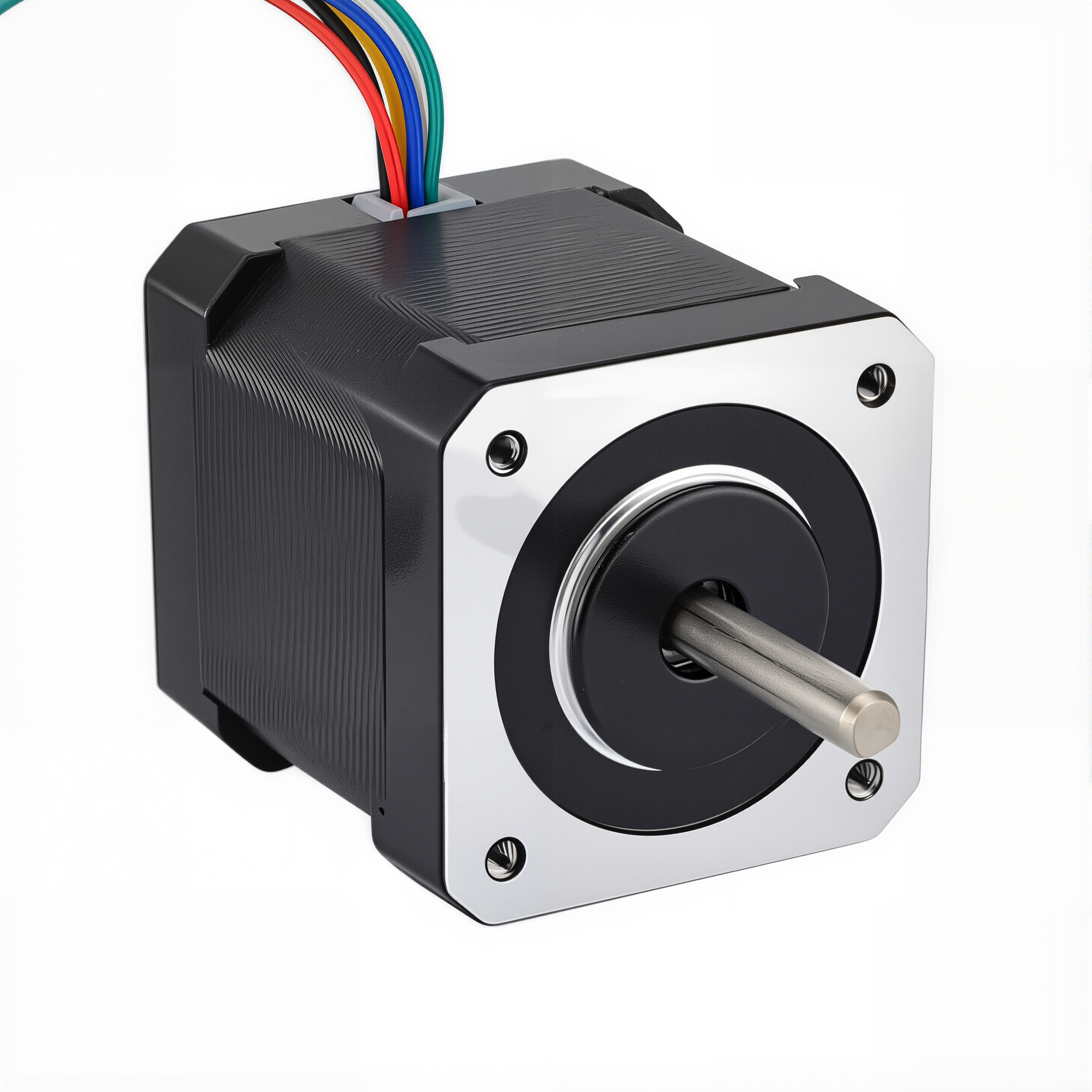 17 Single Shaft Unipolar Stepper Motor,1.8°Step,32N·cm Torque,0.4A Current,48mm Body,6-Wire