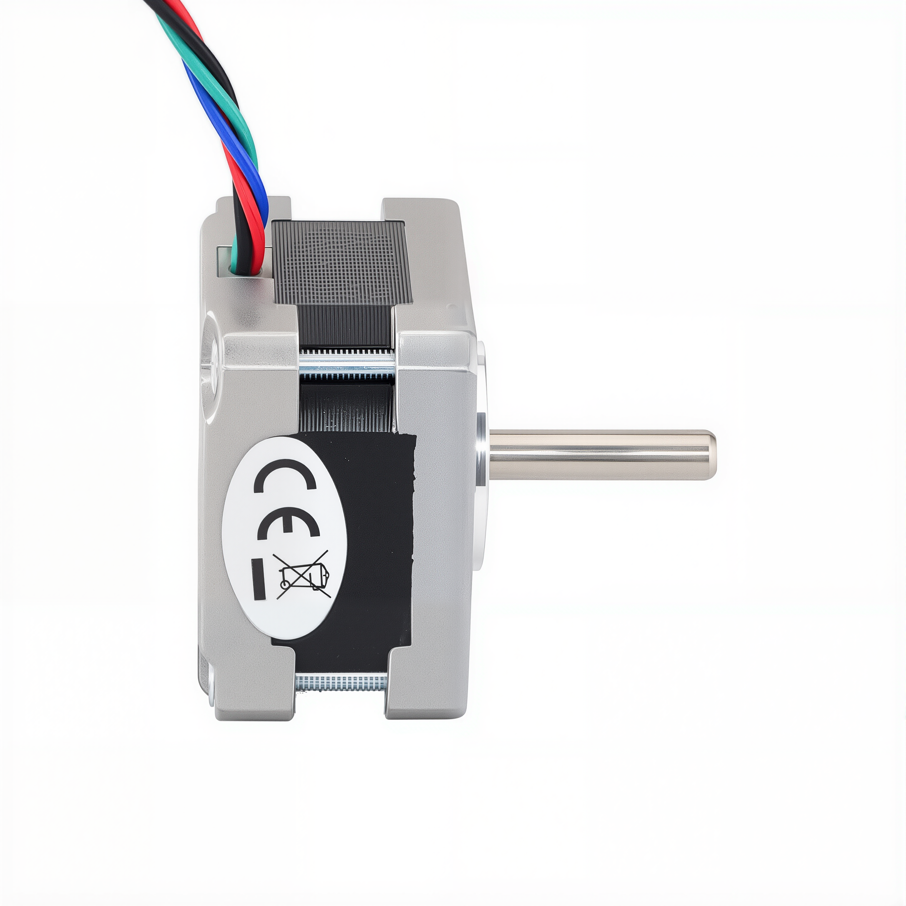 16 Single Shaft Bipolar Stepper Motor,0.9°Step,16N·cm Torque,0.6A Current,26mm Body,4-Wire